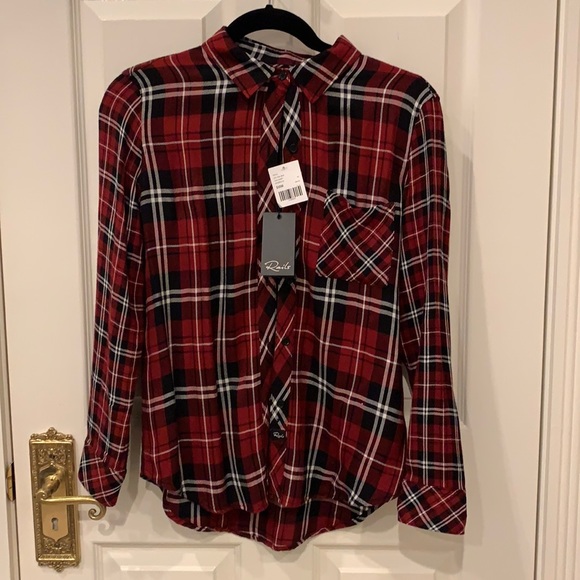 Rails red flannel - Picture 1 of 2